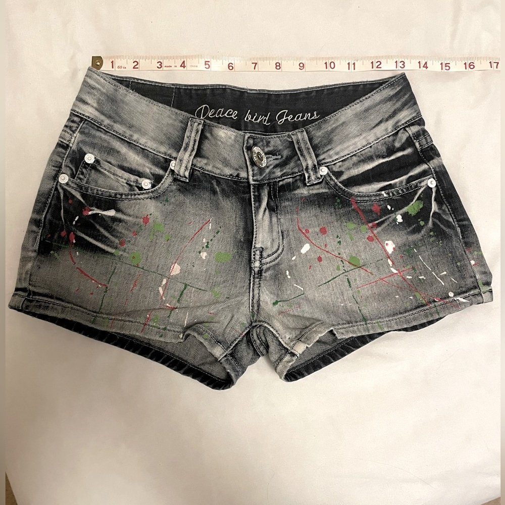 Peace bird Jeans jean shorts